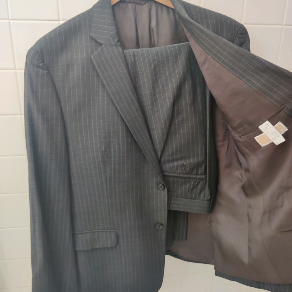 Michael Kors 42S grey&blue suit
